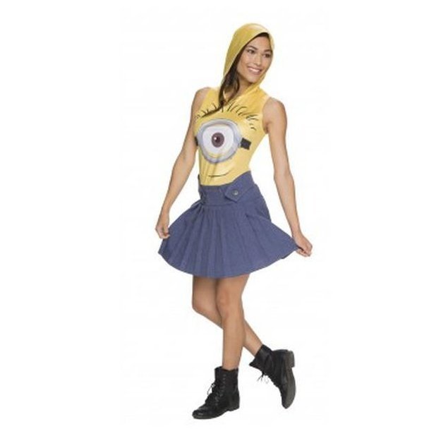 Minion Face Dress Adult Size S - Jokers Costume Mega Store