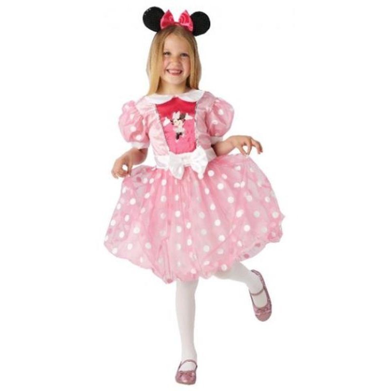 Minnie Mouse Pink Glitz Size M - Jokers Costume Mega Store