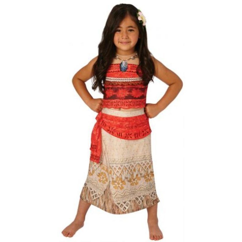 Moana Deluxe Costume Size 5 6 - Jokers Costume Mega Store