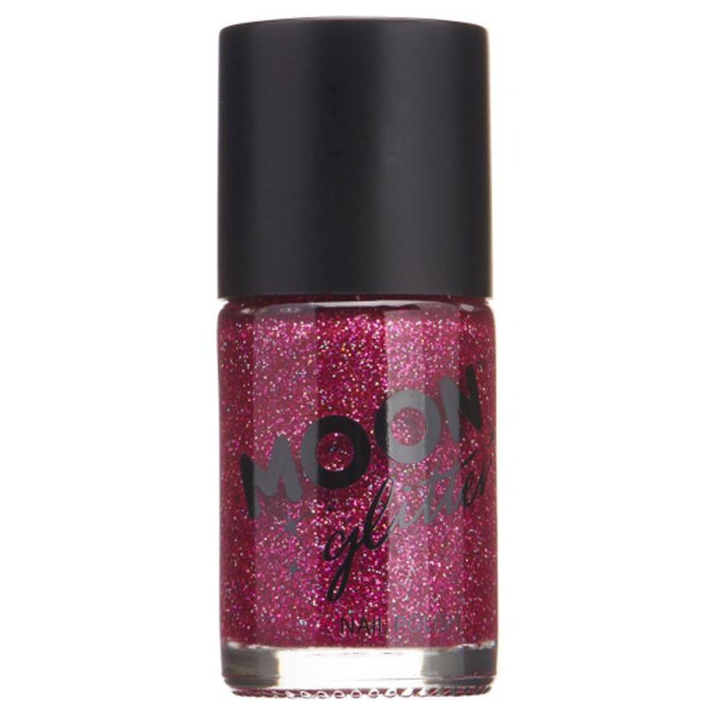 Moon Glitter Holographic Nail Polish Clamshell, 14ml Costume Make Up Moon Glitter Holographic Nail Polish Clamshell, 14ml Costume Make Up
