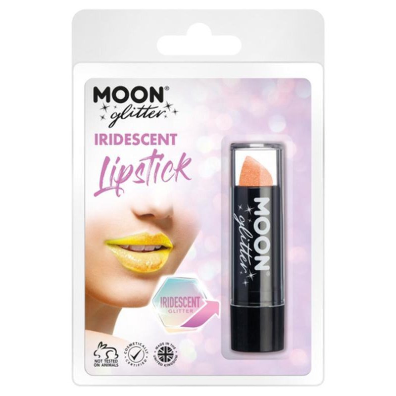 Moon Glitter Iridescent Glitter Lipstick, Orange-Make up and Special FX-Jokers Costume Mega Store