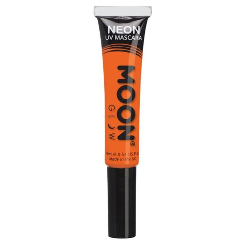 Moon Glow Intense Neon UV Mascara, Orange-Make up and Special FX-Jokers Costume Mega Store