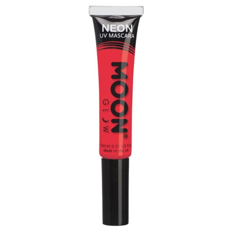 Moon Glow Intense Neon UV Mascara, Red-Make up and Special FX-Jokers Costume Mega Store