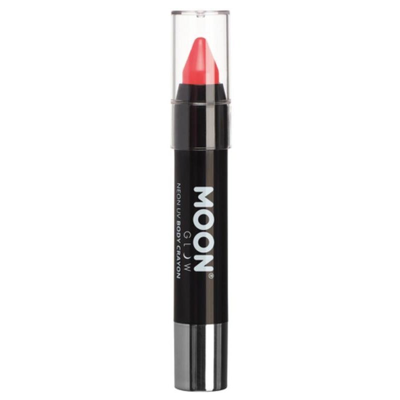 Moon Glow Pastel Neon UV Body Crayons, Pastel Coral-Make up and Special FX-Jokers Costume Mega Store