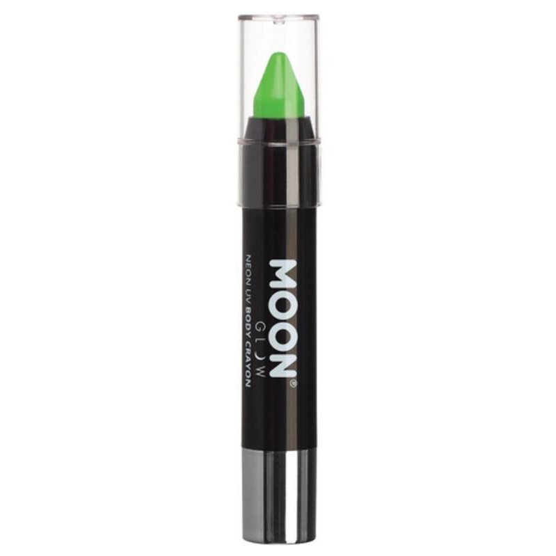 Moon Glow Pastel Neon UV Body Crayons, Pastel Green-Make up and Special FX-Jokers Costume Mega Store