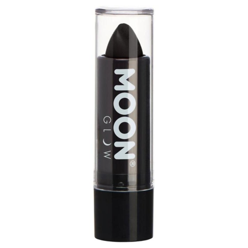 Moon Glow Pastel Neon UV Lipstick, Black-Make up and Special FX-Jokers Costume Mega Store