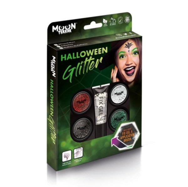 Moon Terror Halloween Glitter Shakers, Assorted-Make up and Special FX-Jokers Costume Mega Store