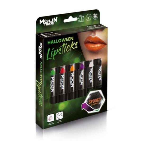 Moon Terror Halloween Lipstick, Assorted-Make up and Special FX-Jokers Costume Mega Store