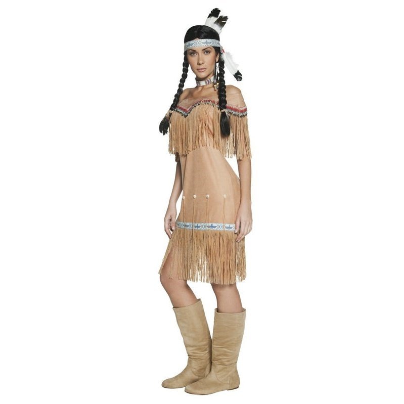 Native American Inspired Lady Costume - Jokers Costume Mega Store