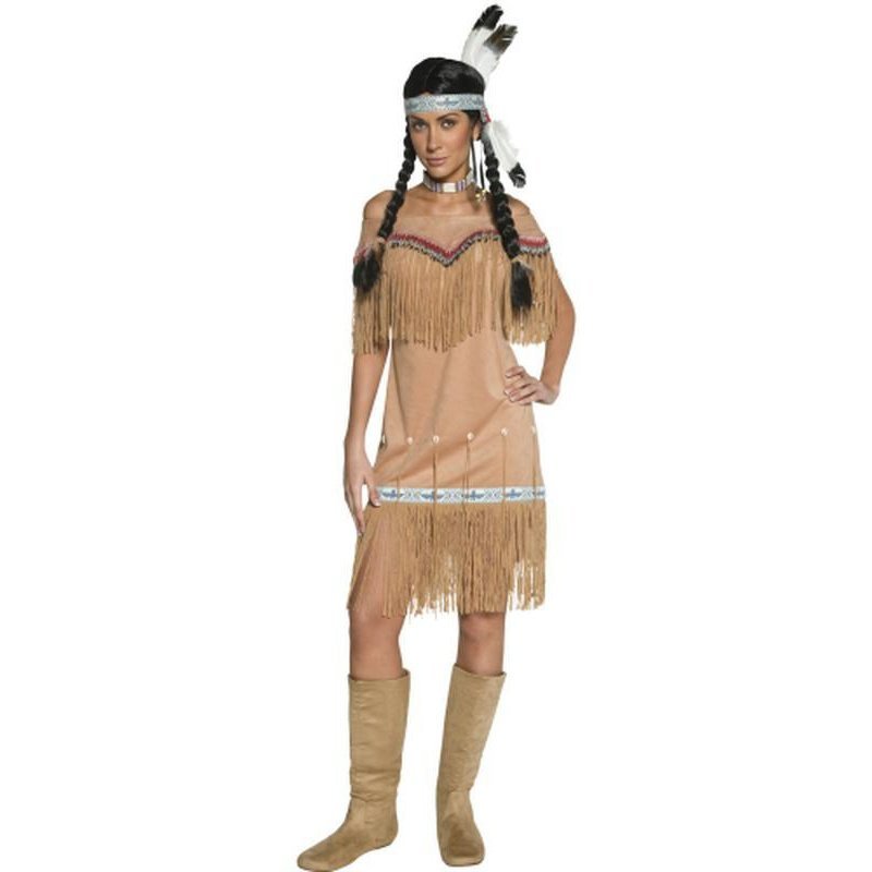 Native American Inspired Lady Costume - Jokers Costume Mega Store