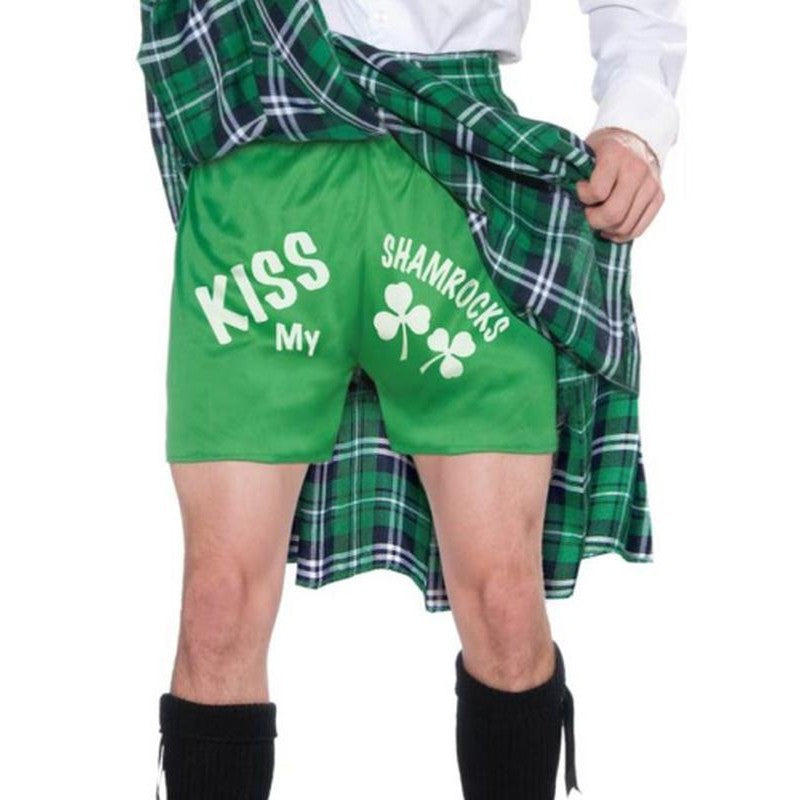 Naughty Kilt & Shorts Set Size Std - Jokers Costume Mega Store