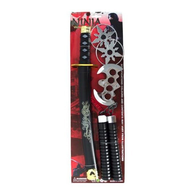 Ninja Weapon Set - Jokers Costume Mega Store
