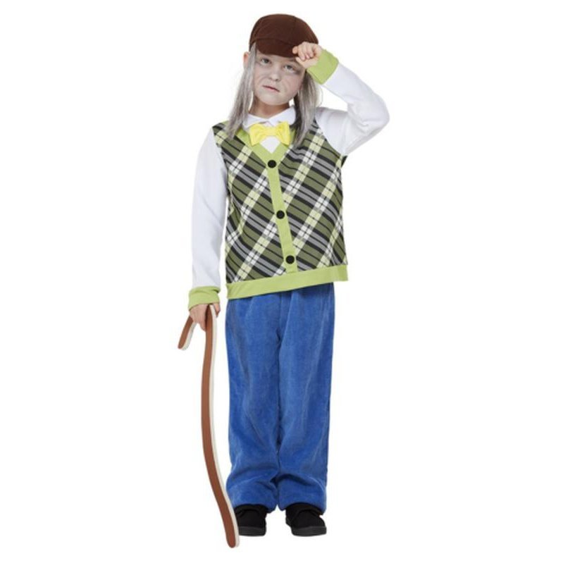 Old Man Costume, Green, Child - Jokers Costume Mega Store