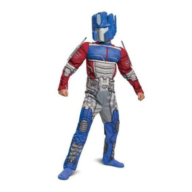 Optimus Eg Muscle Costume - Jokers Costume Mega Store