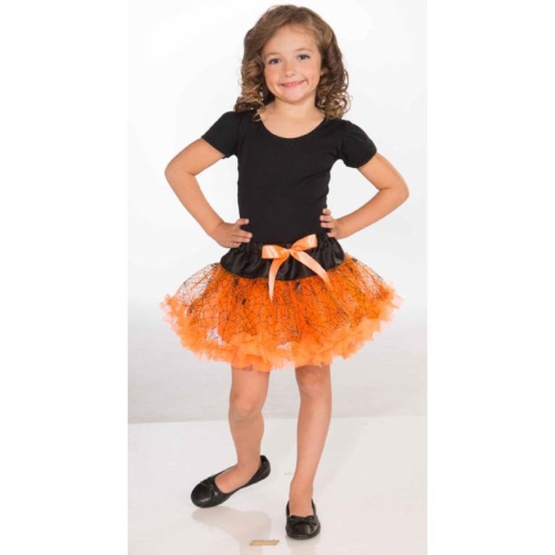 Orange Halloween Tutu Size S - Jokers Costume Mega Store