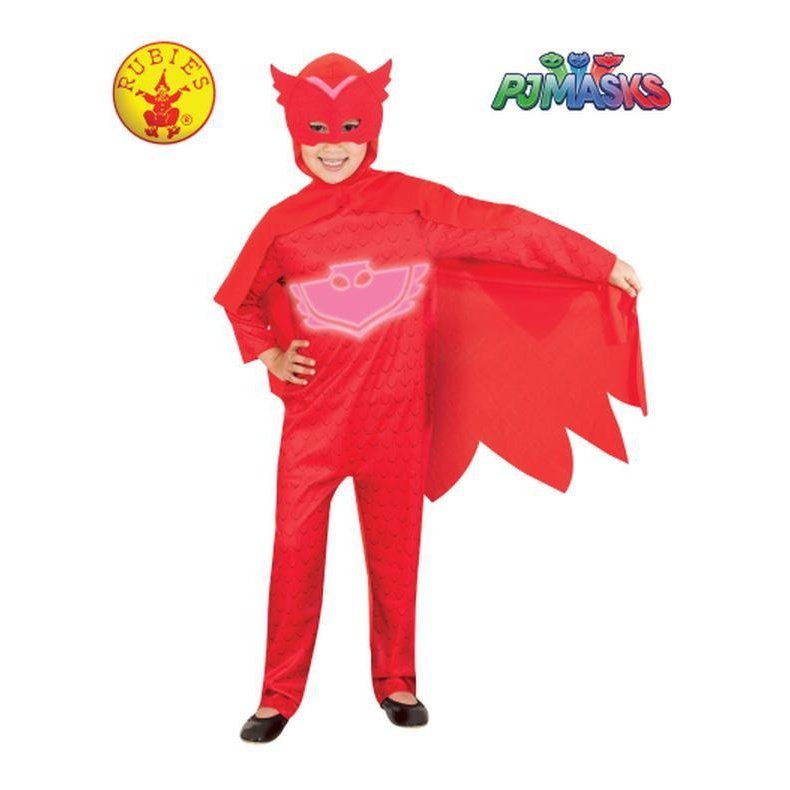 Owlette Glow In The Dark Costume Size 3 5 - Jokers Costume Mega Store