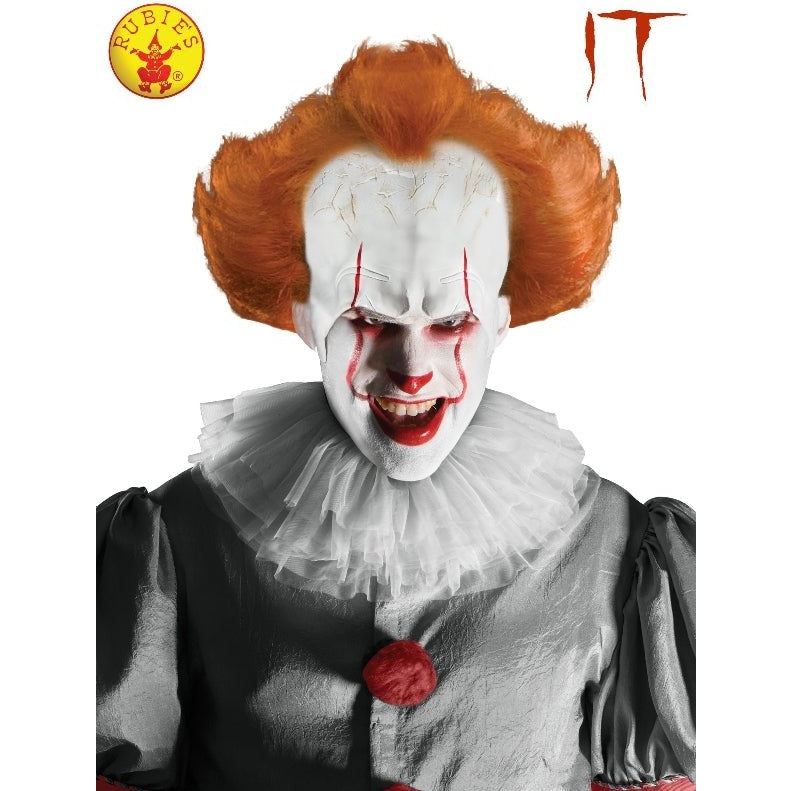 Pennywise Wig & Attached Headpiece Adult - Jokers Costume Mega Store