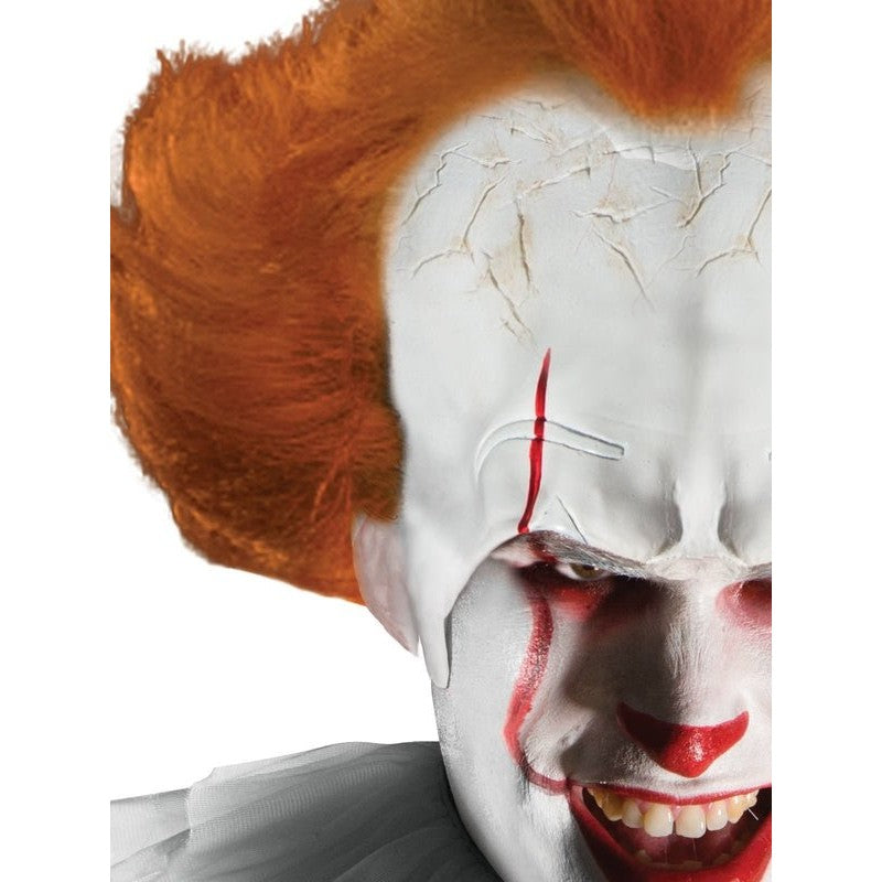Pennywise Wig & Attached Headpiece Adult - Jokers Costume Mega Store