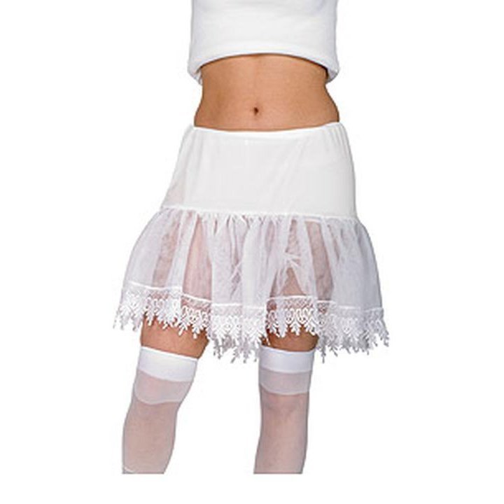 Petticoat Secret Wishes White Size Std - Jokers Costume Mega Store