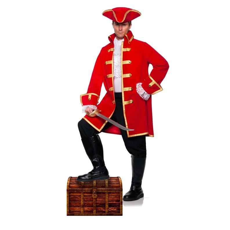 Pirate Captain Mens Costume - Jokers Costume Mega Store