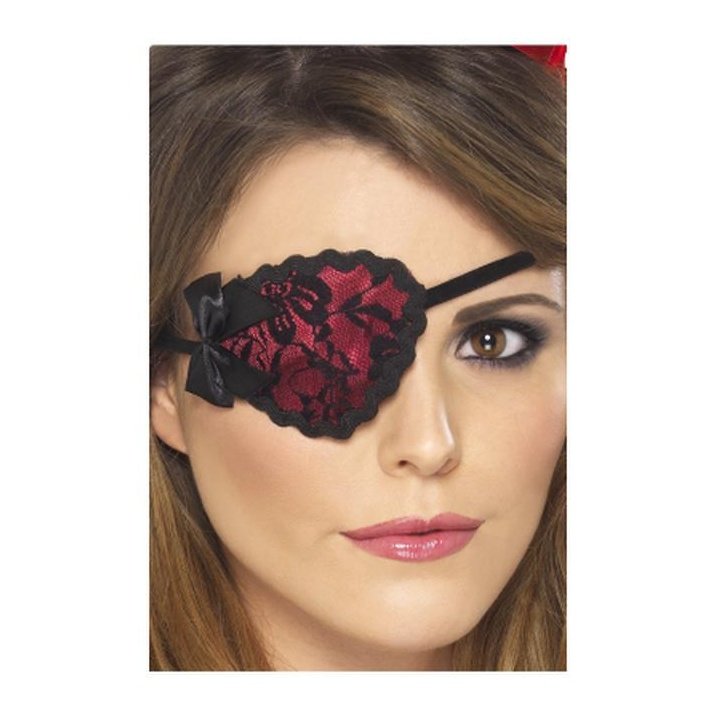Pirate Eyepatch, Red - Jokers Costume Mega Store