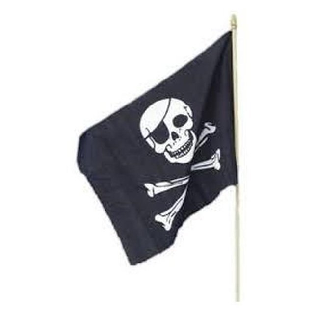 Pirate Flag, 45x30cm - Jokers Costume Mega Store