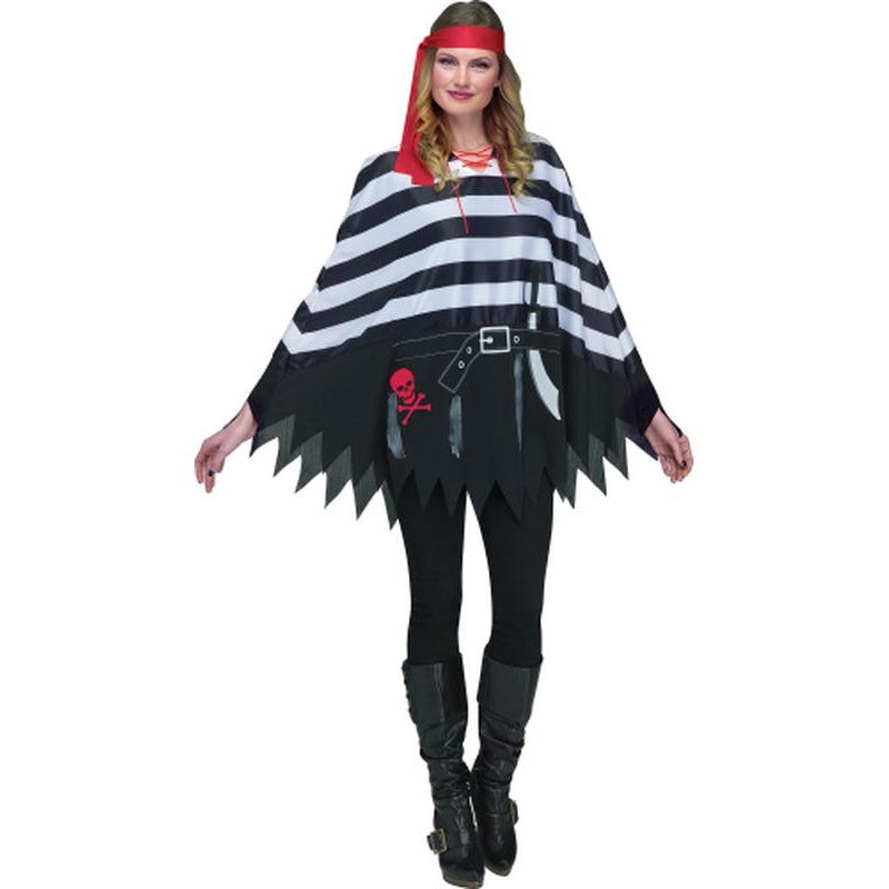 Pirate Poncho Adult - Jokers Costume Mega Store