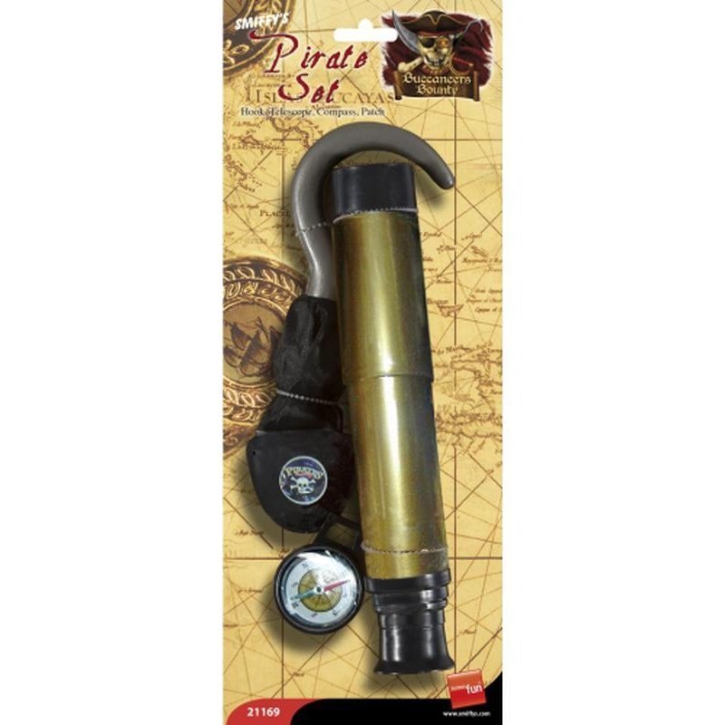 Pirate Set with Hook - Jokers Costume Mega Store