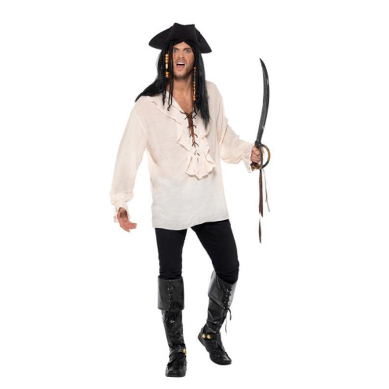 Pirate Shirt, Ivory - Jokers Costume Mega Store