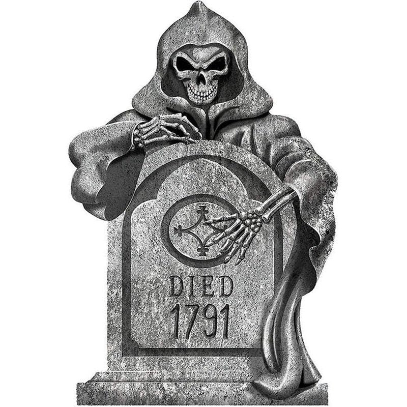 Reaper Tombstone Hanging Decoration Tombstone - Jokers Costume Mega Store