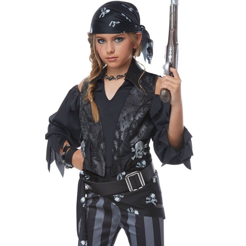 Rebel Pirate Girl's Costume - Jokers Costume Mega Store