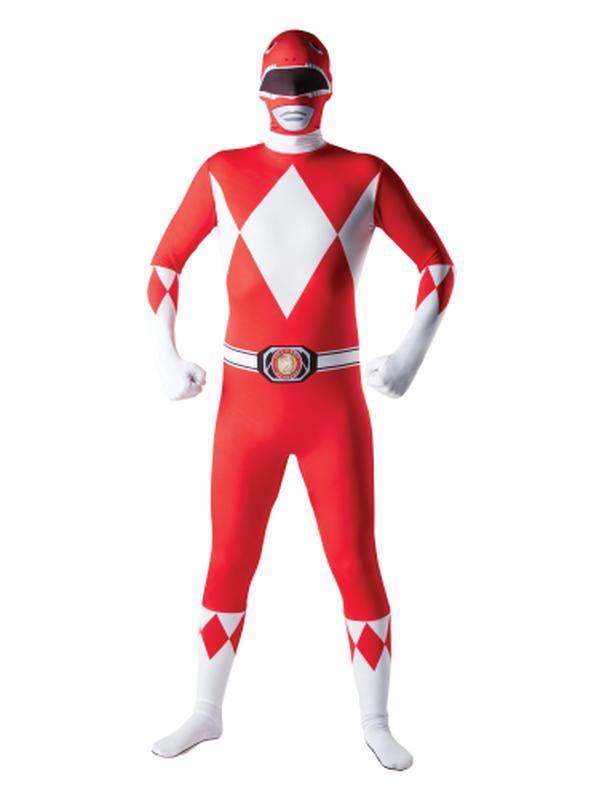 Red Power Ranger 2 Nd Skin Suit Size Xl - Jokers Costume Mega Store