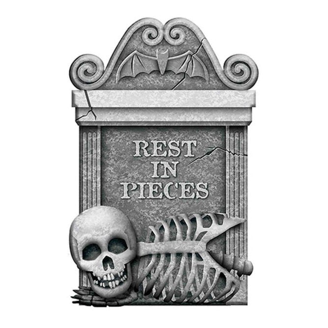Rest In Pieces Tombstone Foam - Jokers Costume Mega Store
