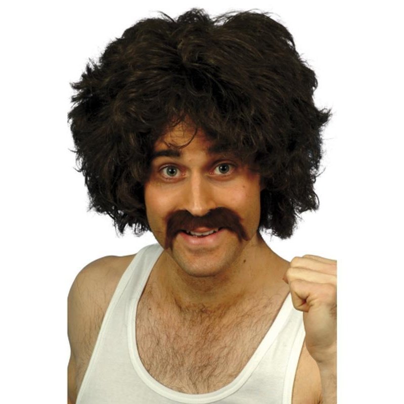 Retro Wig & Tash - Jokers Costume Mega Store