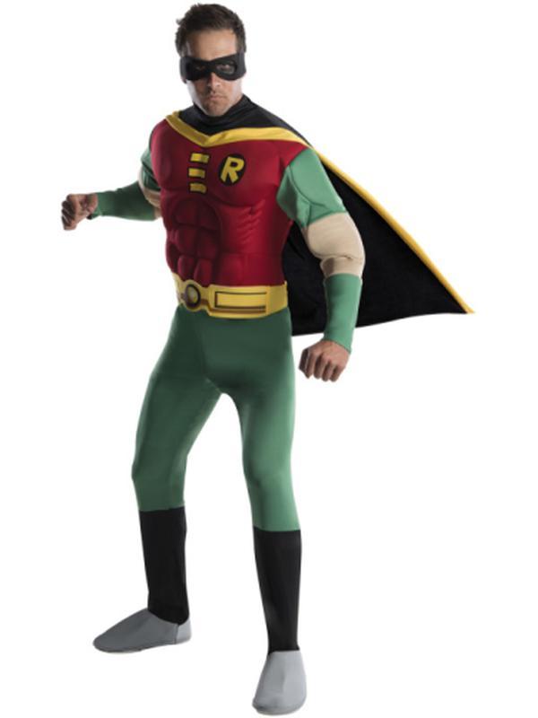 Robin Deluxe Muscle Chest Size S - Jokers Costume Mega Store