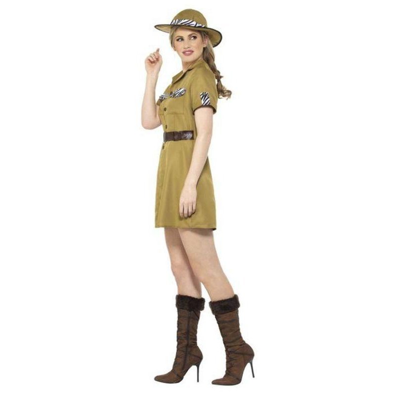 Safari Lady Costume, Brown - Jokers Costume Mega Store