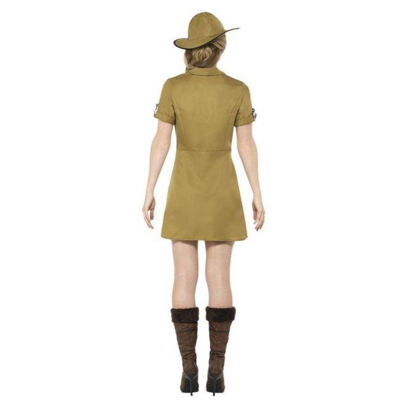 Safari Lady Costume, Brown - Jokers Costume Mega Store