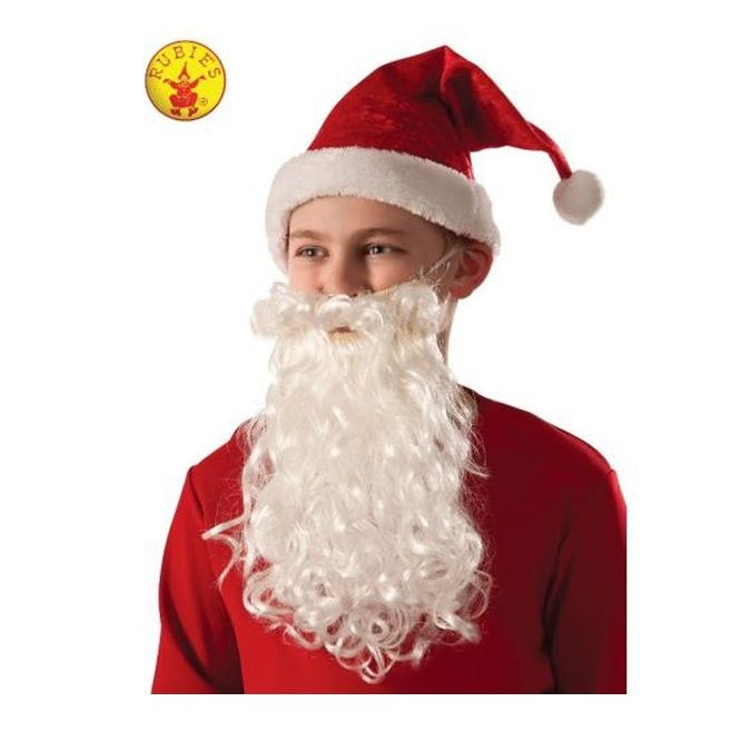 Santa Beard & Moustache Set Child - Jokers Costume Mega Store