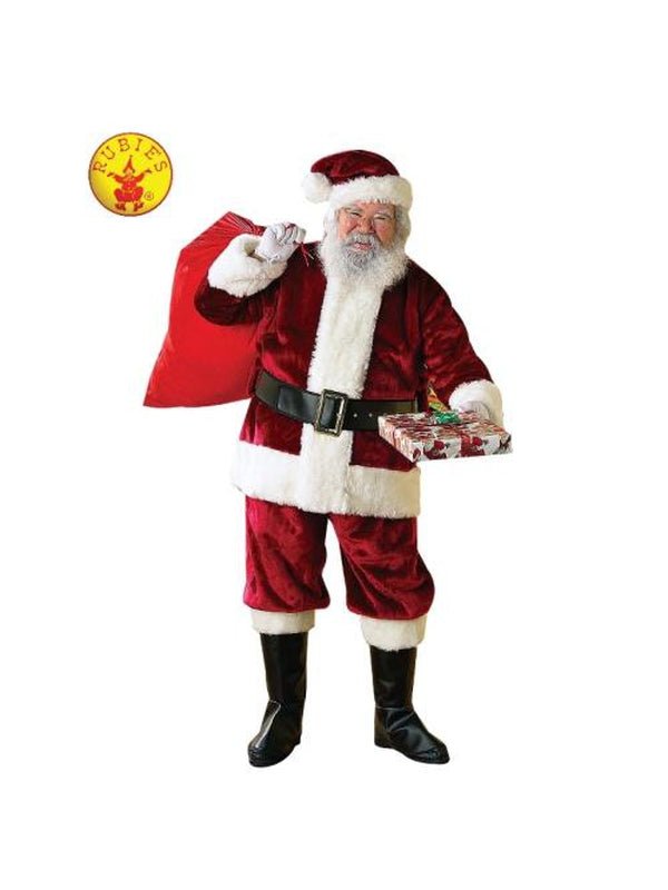 Santa Claus Regency Crimson Costume, Adult - Jokers Costume Mega Store