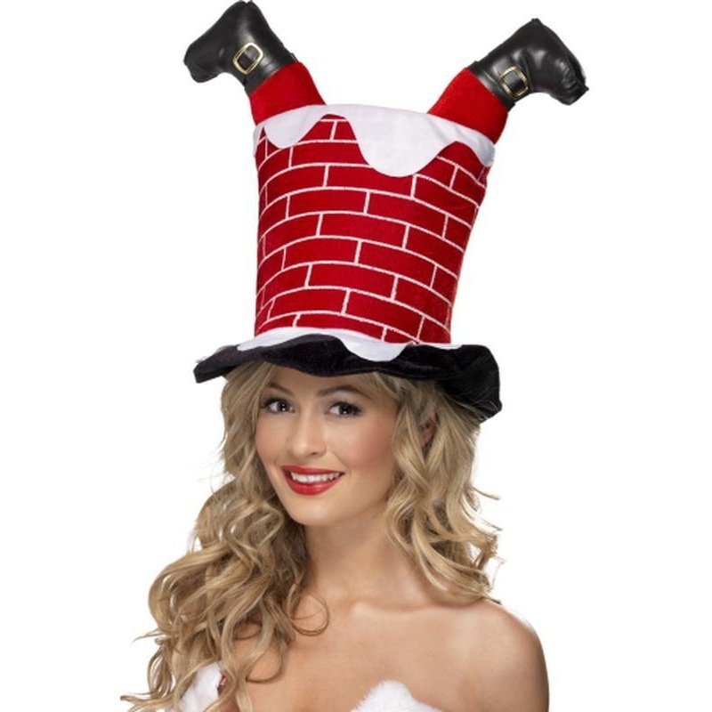 Santa Stuck in Chimney Hat - Jokers Costume Mega Store