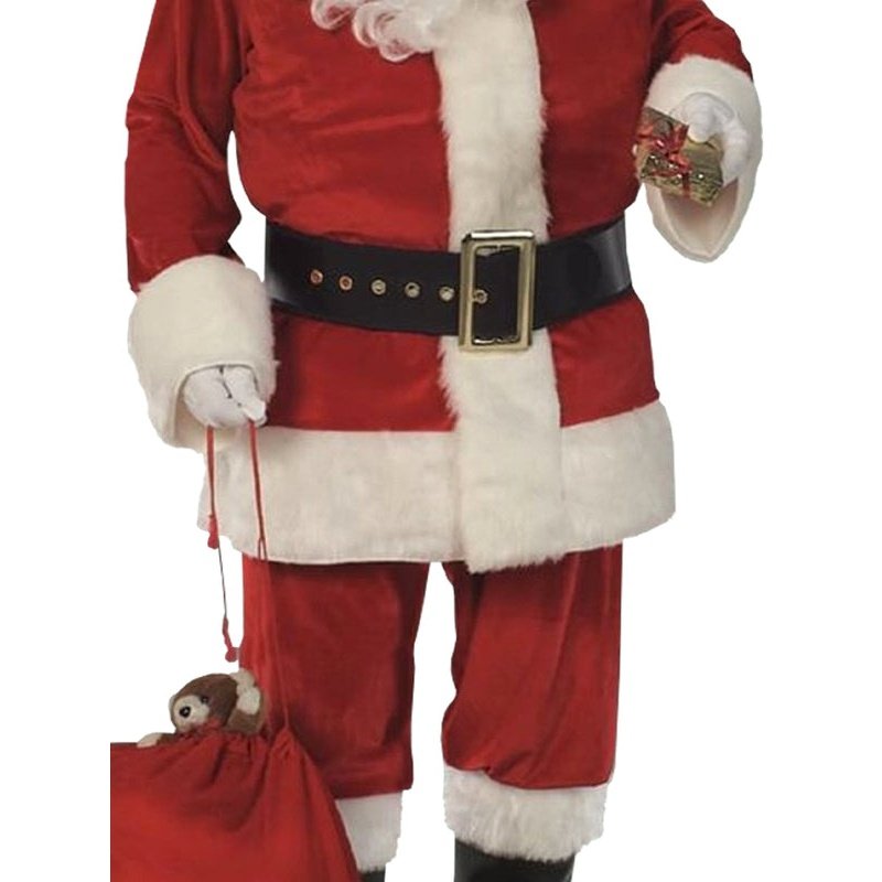 Santa Suit Velvet, Adult - Jokers Costume Mega Store