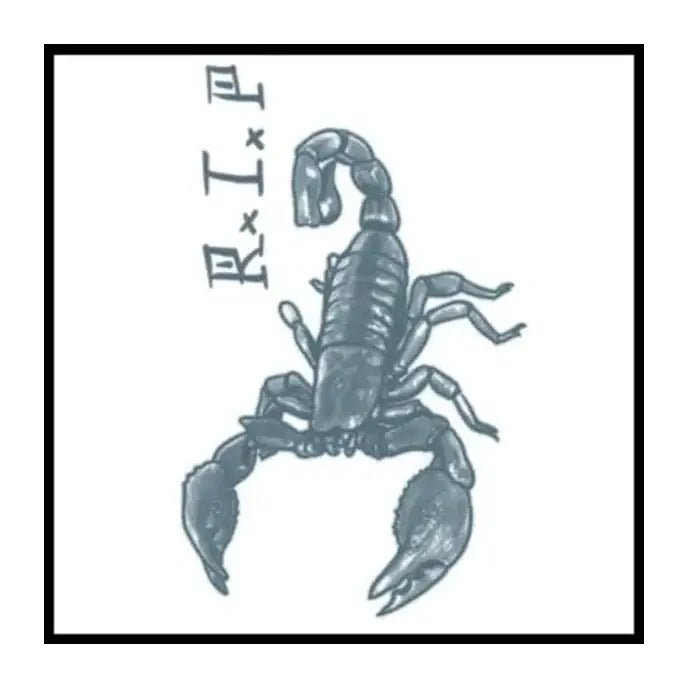 Scorpion Prison Temporary Tattoos - Jokers Costume Mega Store
