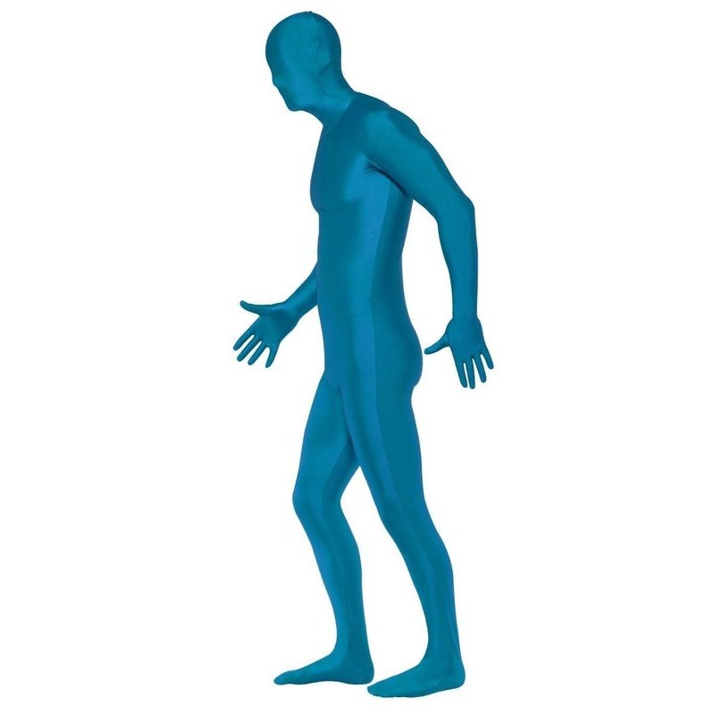 Second Skin Suit, Blue - Jokers Costume Mega Store