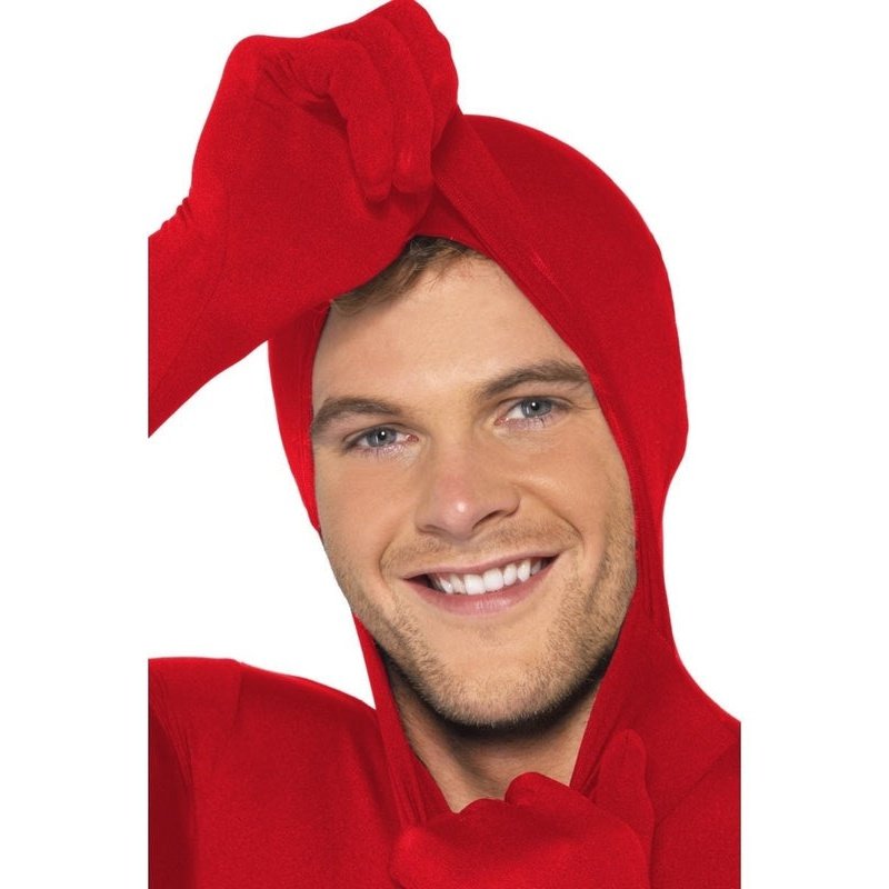 Second Skin Suit, Red - Jokers Costume Mega Store