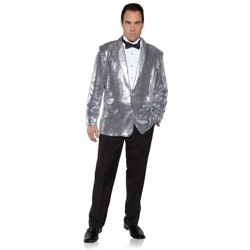 Mens silver dinner on sale jacket