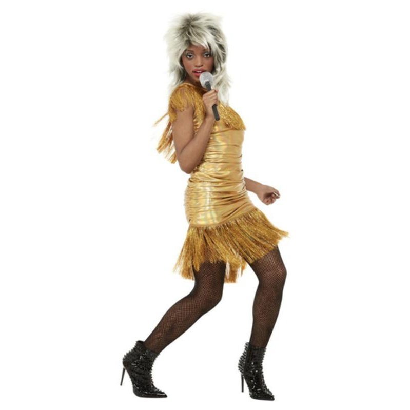 Simply The Best Legend Tina Costume, Gold - Jokers Costume Mega Store