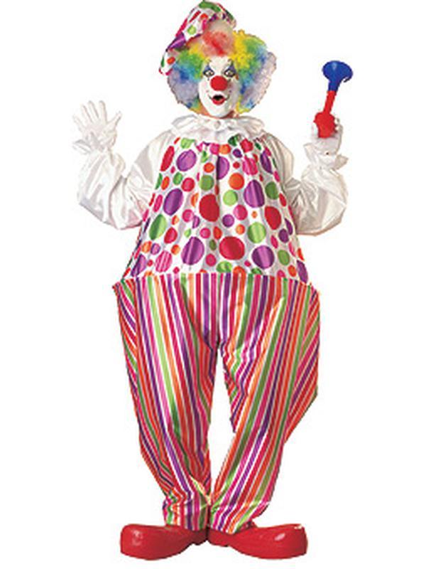 Snazzy Clown Costume Size Std - Jokers Costume Mega Store
