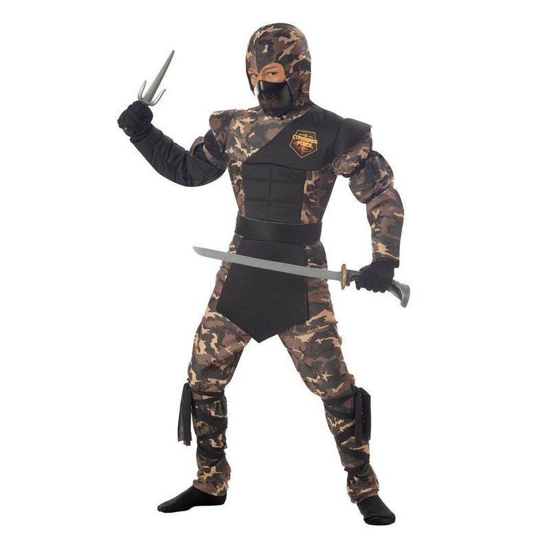 Special Ops Ninja Boys Child Costume - Jokers Costume Mega Store