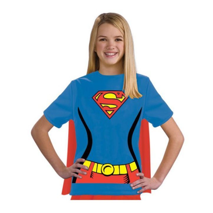 Supergirl Tshirt Size L - Jokers Costume Mega Store