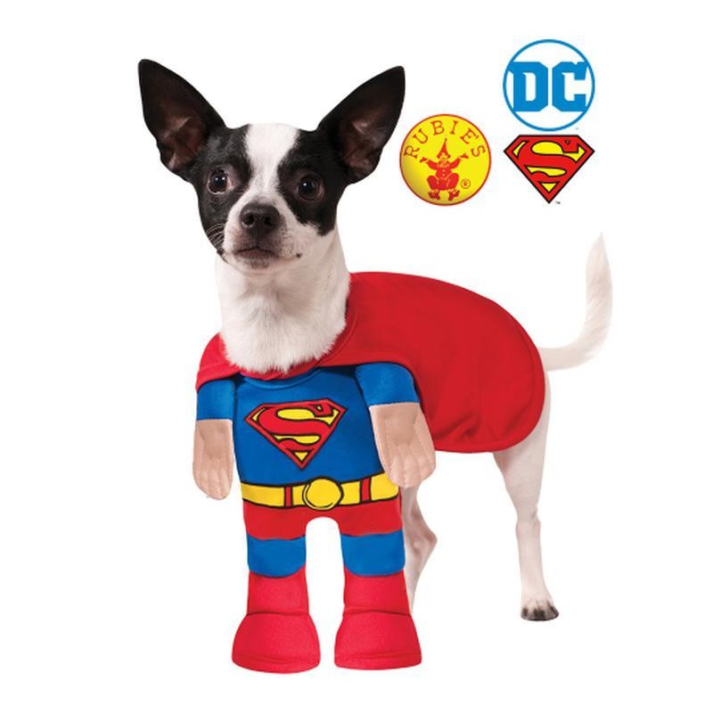 Superman Pet Costume Size Small - Jokers Costume Mega Store